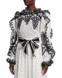 Zimmermann The Lovestruck Rope Blouse at Neiman Marcus