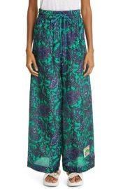 Zimmermann Tiggy Paisley Print Silk Wide Leg Pants at Nordstrom