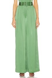 Zimmermann Tuck Pant In Matcha at Revolve