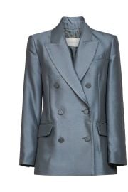 Zimmermann Valiant Double-Breasted Blazer at Cettire