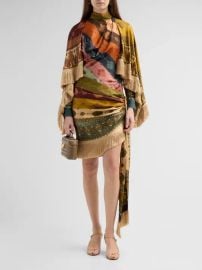 Zimmermann Valiant Silk Fringed Mini Dress | Saks Fifth Avenue at Saks Fifth Avenue