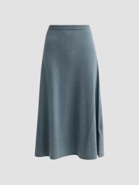 Zimmermann Valiant Wool-Cashmere Midi Skirt | Saks Fifth Avenue at Saks Fifth Avenue