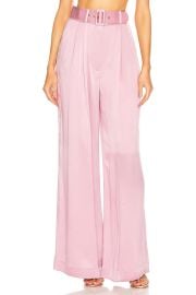 Zimmermann Wide Leg Pants in Pink at Revolve