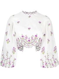 Zimmermann balloon-sleeved Blouse - Farfetch at Farfetch