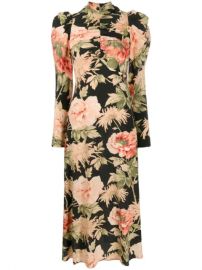 Zimmermann peony-print Ruched Dress - Farfetch at Farfetch