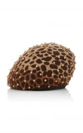 Zina Studded Beret by Yestadt Millinery at Moda Operandi