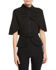 Zip-Front Cape-Sleeve Jacket at Bergdorfgoodman