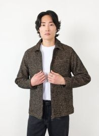 Zip Overshirt Twill Oak at Percival