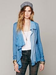 Zip Ruffle Jacket at Free People