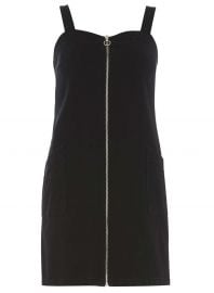 Zip Through Denim Dress at Dorothy Perkins