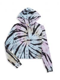 Zip Tie-Dye Hoodie by Vintage Havana at Saks Fifth Avenue