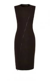 Zip detail dress at Karen Millen