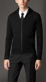 Zip front cardigan at Burberry