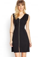 Zip front dress at Forever 21