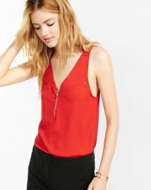 Zip front tank at Express