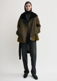 Zipped country jacket bark at TOTEME