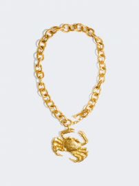 Zodiac Cancer Necklace at Schiaparelli