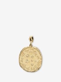 Zodiac Wheel Large Diamond Coin Charm AZLEE Jewelry at Azlee