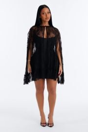 Zoe Cape Mini Dress Set Fashion Nova at Fashion Nova