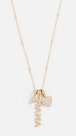 Zoe Chicco MAMA Charm Necklace at Shopbop