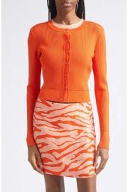 Zoe Crop Fitted Cardigan at Nordstrom
