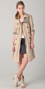 Zoe Hart's Gryphon Trench coat at Shopbop