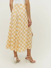 Zoe Skirt - Midi Reformation at Reformation