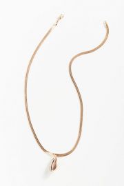 Zoe Statement Shell Pendant Necklace at Urban Outfitters