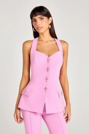 Zoe White Waistcoat NADINE MERABI at Nadine Merabi