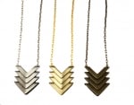 Zoe's chevron necklace by Nissa Jewelry at Nissa