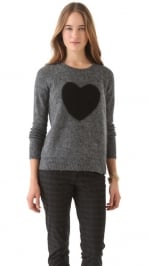 Zoes heart sweater by Elizabeth and James at Shopbop