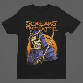 Zombie Samurai T-Shirt by Screams from the Attic at Screams from the Attic