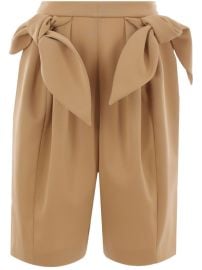 Zomer Clair bow-detailing Shorts Neutrals at Farfetch