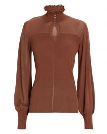 Zoya Keyhole Knit Top at Intermix