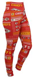 Zubaz Kansas City Chiefs Team Leggings at Fanletic