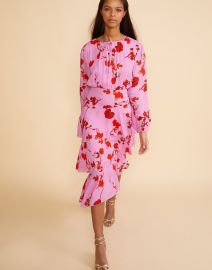 Zuma Asymmetrical Midi Dress by Cynthia Rowley at Cynthia Rowley