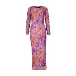 Zusi Dress Lavender Peach at Onalaja