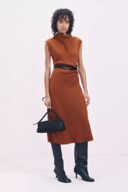 Zw Collection Belted Midi Dress at Zara