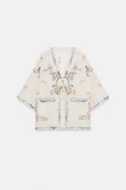 Zw Collection Embroidered Shirt at Zara