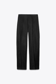 Zw Collection Linen Pants at Zara