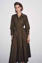 Zw Collection Poplin Shirt Dress at Zara