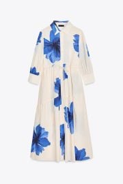 Zw Collection Printed Dress at Zara