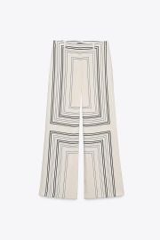 Zw Collection Printed Pants at Zara
