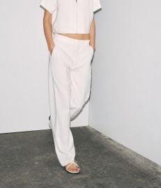 Zw Collection Straight Leg Pants at Zara