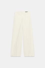 Zw Collection Wide Leg Pleated Trousers at Zara