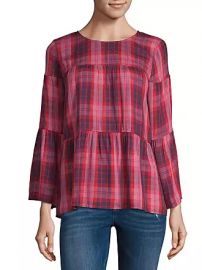 a.n.a 3/4th Sleeve Round Neck Woven Blouse at JCPenney