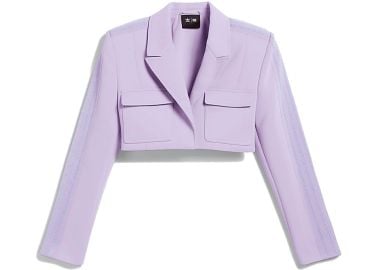 adidas Ivy Park Cropped Suit Jacket Purple Glow - SS21 at Stockx