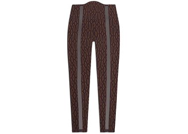 adidas Ivy Park Monogram Sheer Panel Tights Wild BrownNight Red - SS21 at StockX