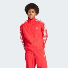 adidas Menx27s Lifestyle Adicolor Woven Firebird Track Top - Red adidas US at Adidas