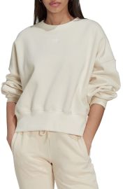 adidas Originals Adicolor Sweatshirt in Wonder White  at Nordstrom